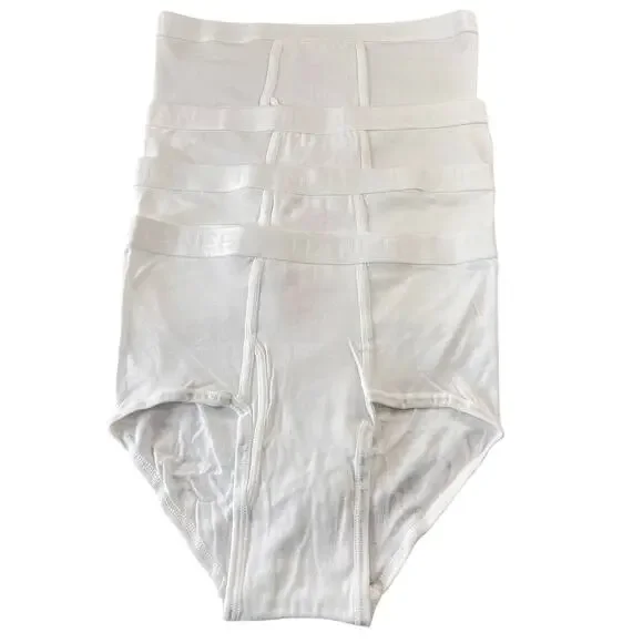 Hanes Brief White Underwear men's size Large 100% Cotton