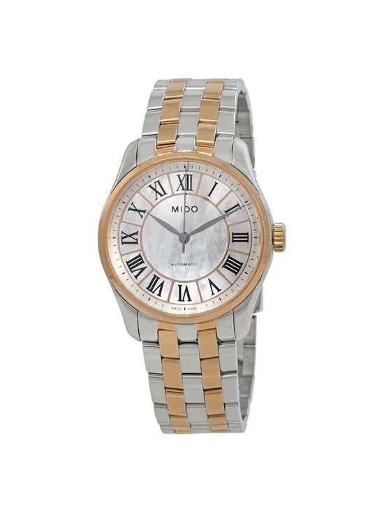 NWT Mido Belluna II Mother of Pearl Dial Ladies Watch M024.207.22.110.00