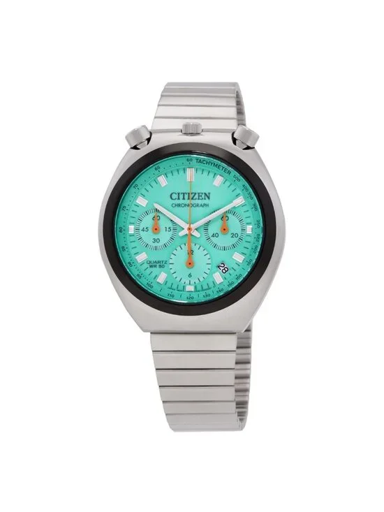 NWT Citizen Chronograph Quartz Green Dial Men's Watch