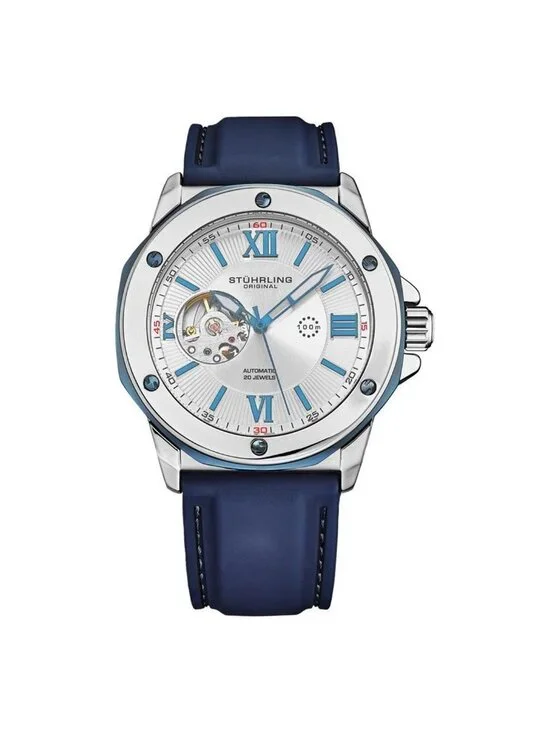 NWT Stuhrling Original Legacy Automatic Silver Dial Men's Watch