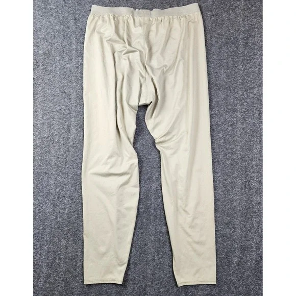 US‎ Army Base Layer Drawers Mens Large Tan ECWCS Gen III Polartec Thermal Pants