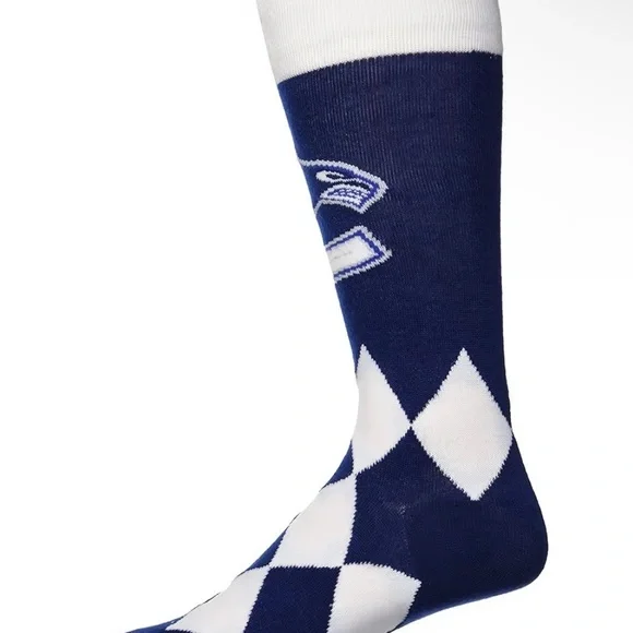Big Diamond Vancouver‎ Canucks Navy & White Unisex Socks