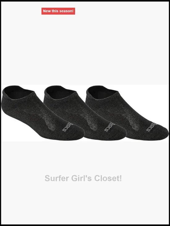3 Pack Low Cut Cushioned Running Socks with Moisture Management