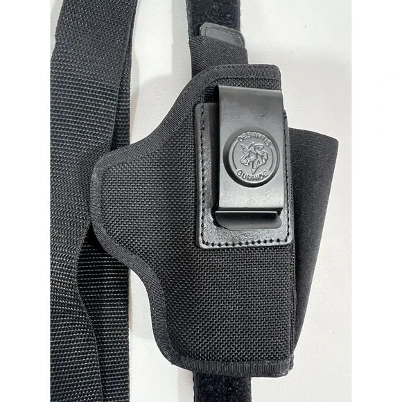 DeSantis Left Hand Holster Black Nylon Cordura Gun Holster Strap Concealed Carry