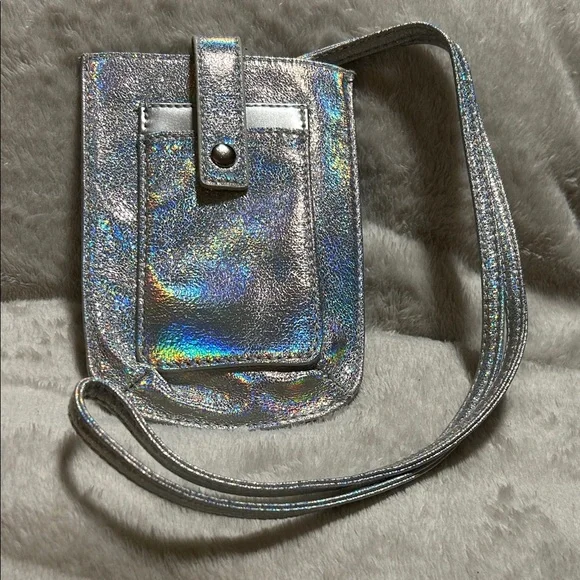 Holographic Silver Phone Pouch phone case