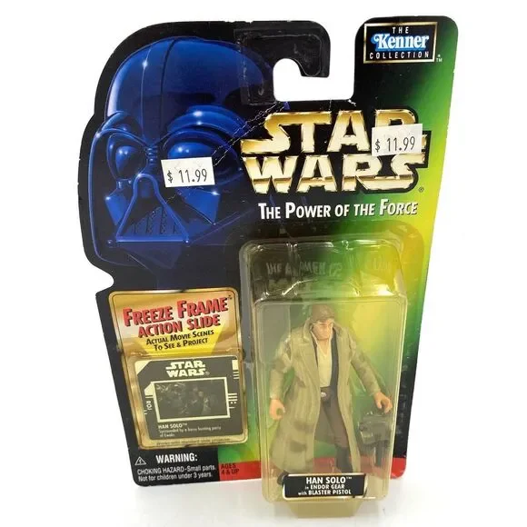 Kenner Star Wars PoTF Han Solo in Endor Gear with Blaster Pistol‎