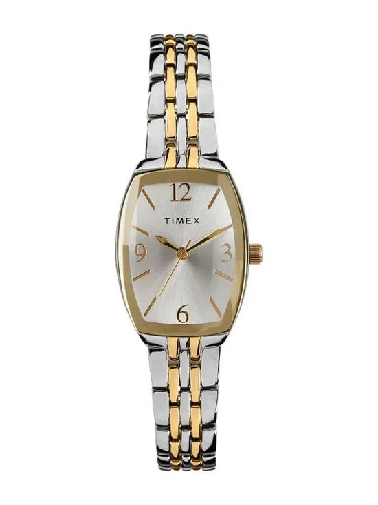 Timex Women's Quartz Analog Watch 21mm Case Classics Two Tone