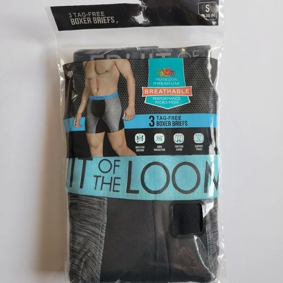Fruit Of The Loom Breathable Moisture-wicking Underwear.