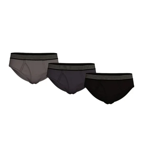 Athletic Works Men's Size 3XL (48-50) Performance Microfiber Brief 3 Pack NWT