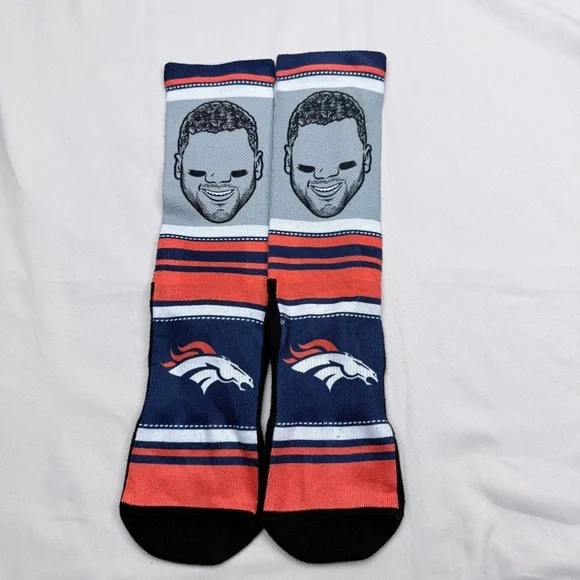 Denver Broncos Themed Men's Socks