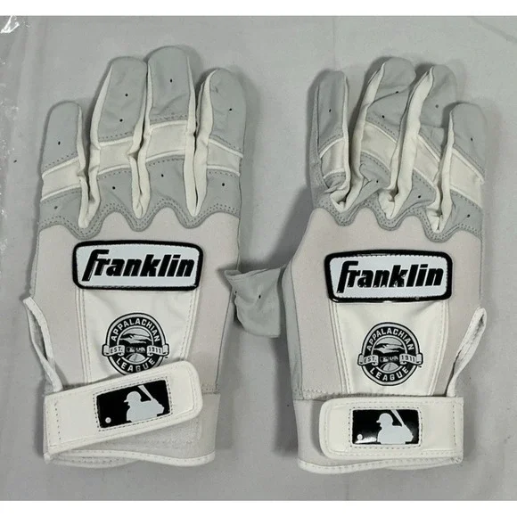 Franklin‎ Batting Gloves - Pair (White) XL Baseball Softball