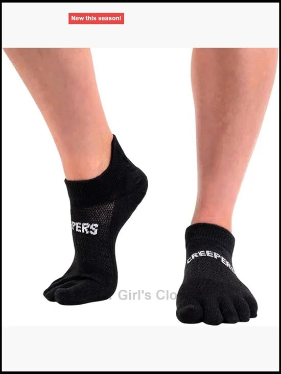 Merino Wool Toe Socks No Show Ankle Running Hiking Unisex Blister Prevention