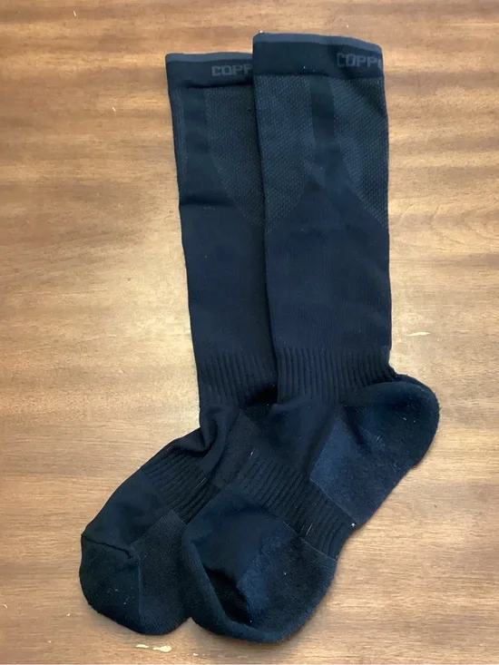 Tommie Copper Men’s Black Compression Socks Size L/XL