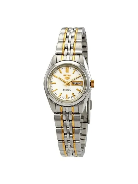 NWT Seiko Series 5 Automatic White Dial Ladies Watch