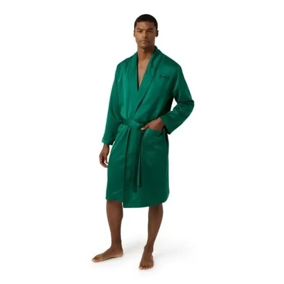 Dogg Supply by Snoop Dogg Mens Poly Satin Robe - Evergreen Size 2XL