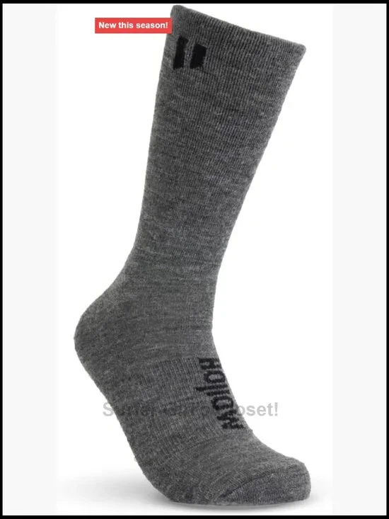 Moisture Wicking Alpaca Crew Socks for Hiking Running Temperature Regulating
