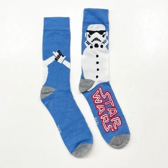 Star Wars storm trooper novelty crew socks