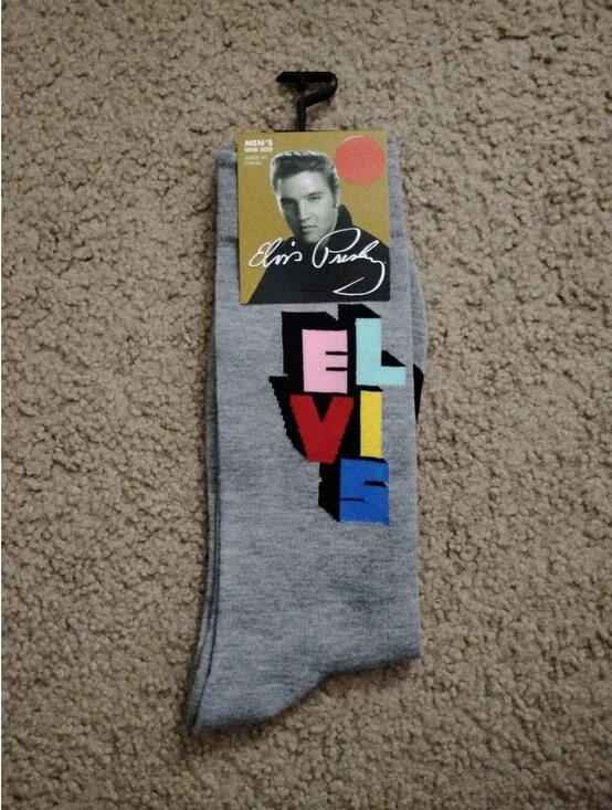 Official Elvis Presley Men’s Crew Socks