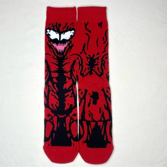 Marvels Carnage 360 Character Socks