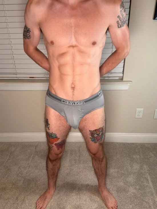 Calvin Klein Men's Gray Classic Briefs Large