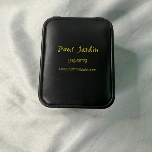 Paul Jardin Quartz Watch Set with 4 Interchangeable Bezels and Original Box