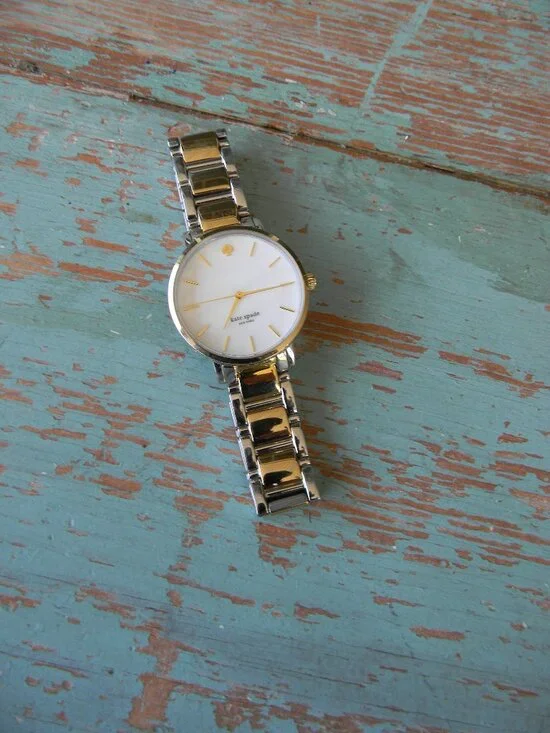 Kate Spade New York Gramercy Grand  Watch Stainless Steel Needs Battery