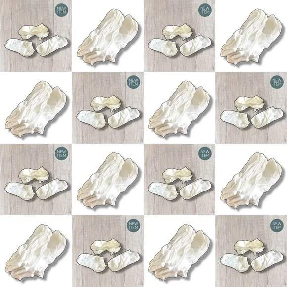 SALE! 60Pack NEW Men's White Ankle Socks (One Size / Unisex)