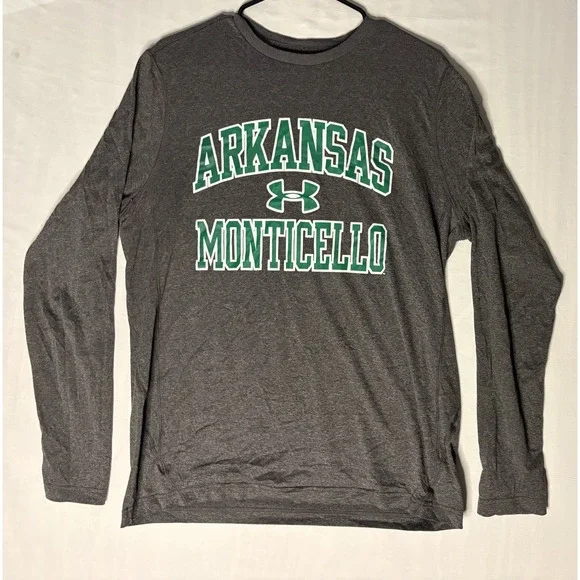 Under Armour Arkansas Monticello Boll Weevels T Shirt Men's Size Medium Gray