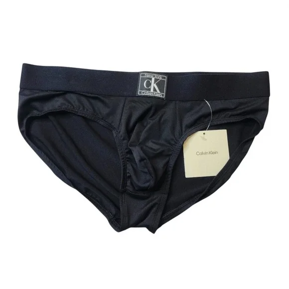 Calvin Klein Men's CK Established Hip Briefs NB4070O-003 Black Size L