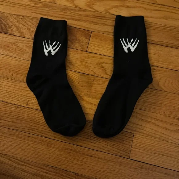 ✨3/$10 Marvel Black Wolverine Crew Socks