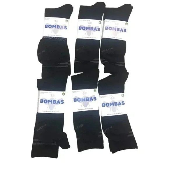 Bombas 6 pairs Calf Socks XLarge