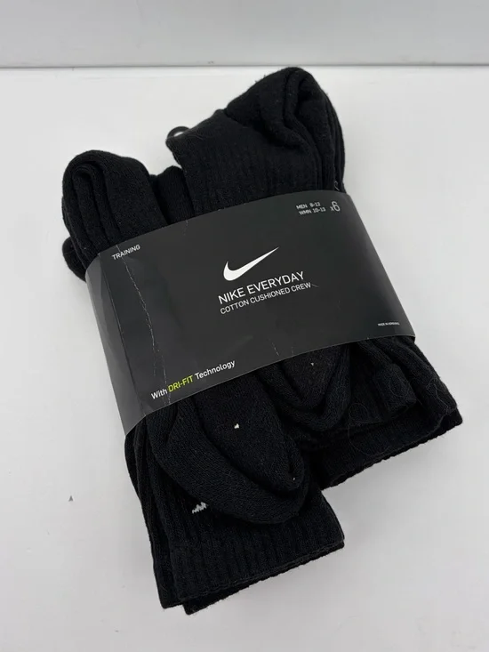 NIKE EVERYDAY COTTON CUSHIONED CREW SOCKS