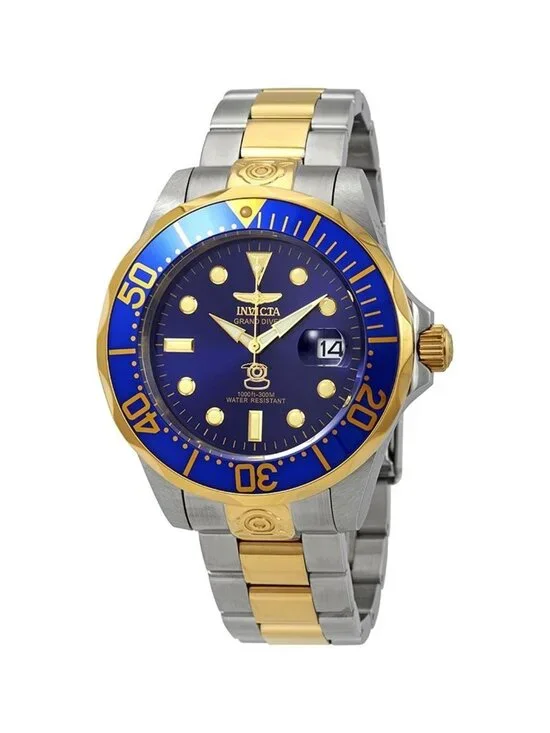 NWT Invicta Pro Diver Grand Diver Automatic Blue Dial Men's Watch