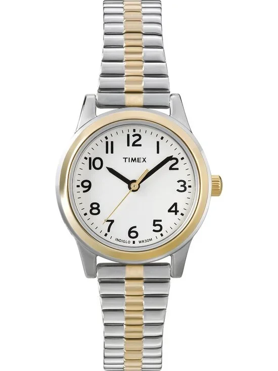Timex Women's Essex Avenue Two-Tone Stainless Steel Expansion Band Watch T2N068