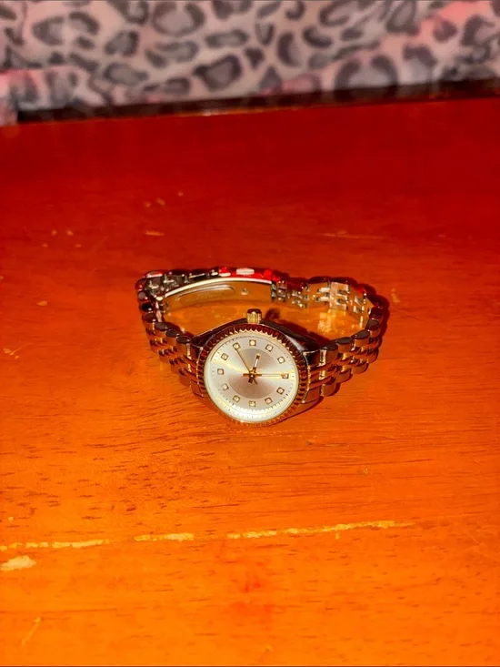 Classic Gold-Tone Women's Bracelet Watch