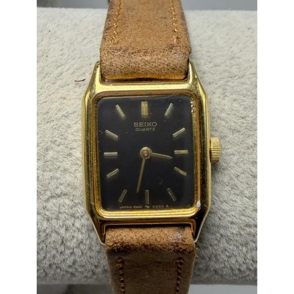Seiko 4N00-5129 Ladies Tank Watch New‎ Battery 17MM 6.5