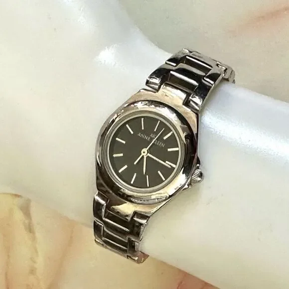 Anne Klein silver tone watch