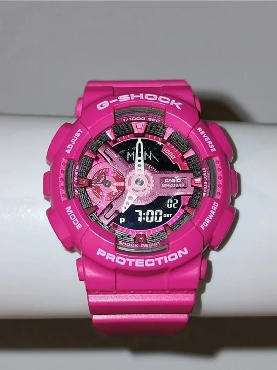Casio G-Shock S-Series GMA-S110MP-4A Hot Pink Watch - Tested