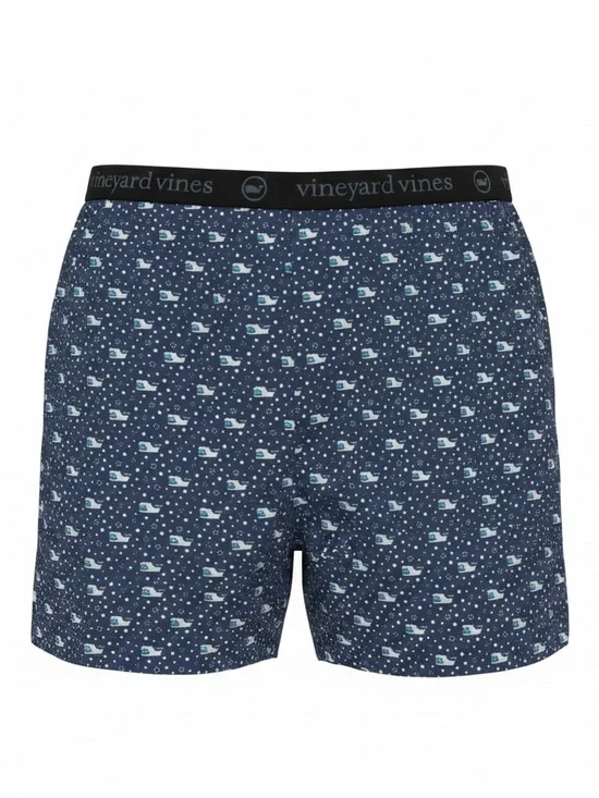 Vineyard Vines Navy Whale-Pattern Boxer Briefs