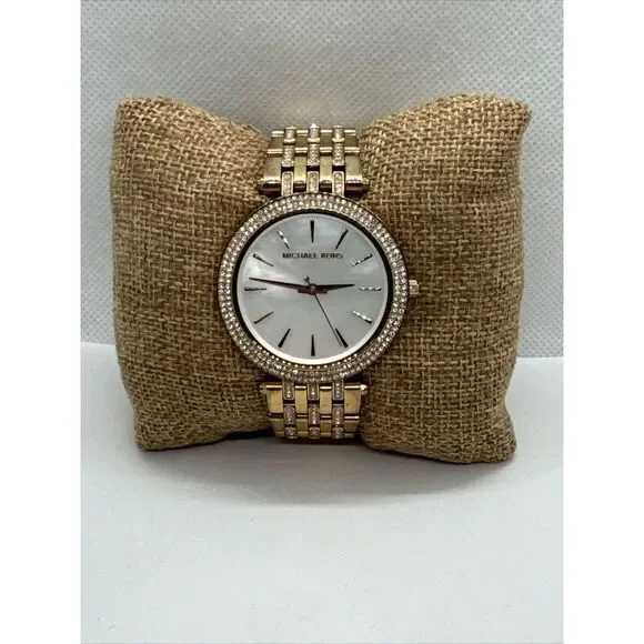Michael Kors Darci MK3220 Womens Rose Gold Analog Dial Quartz Wrist Watch JNA409