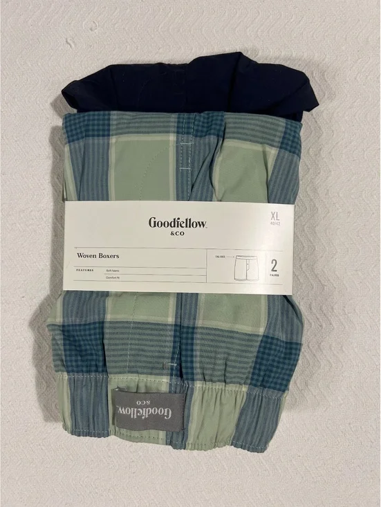 Goodfellow & Co Men's Woven Boxers 2-Pack XL Size