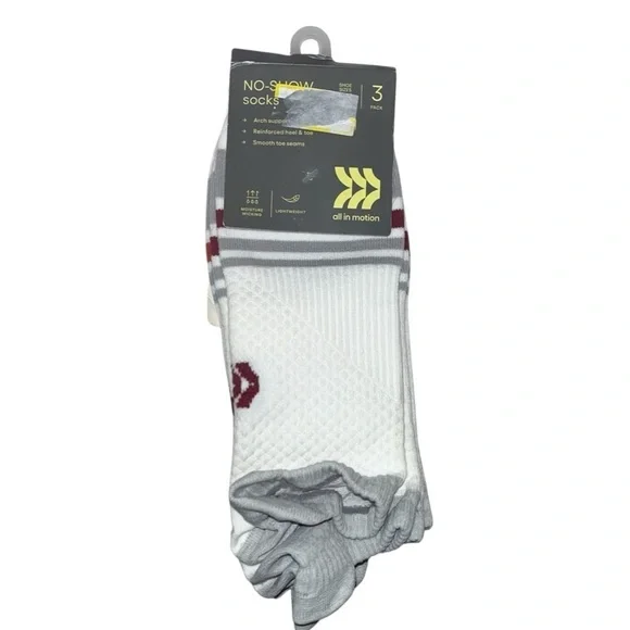 All in motion means no show socks 3 pack
