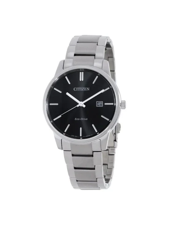NWT Citizen Pair Eco-Drive Black Dial Men's Watch