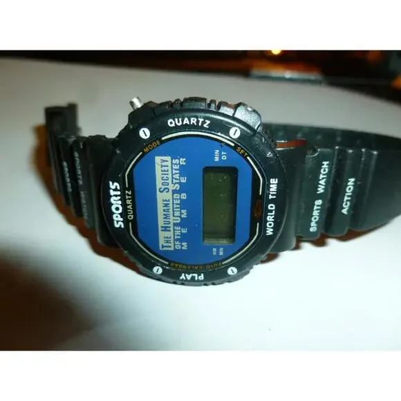 Humane‎ Society Watch Fresh Battery Day/Date Sports Quartz
