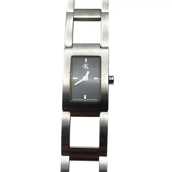 Calvin Klein CK Swiss Made Women's Watch 17mm - All Stainless - New Battery - WR