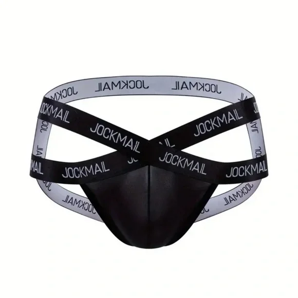 Black Strappy Men's Underwear