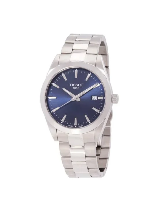NWT Tissot Gentleman Quartz Blue Dial Men's Watch