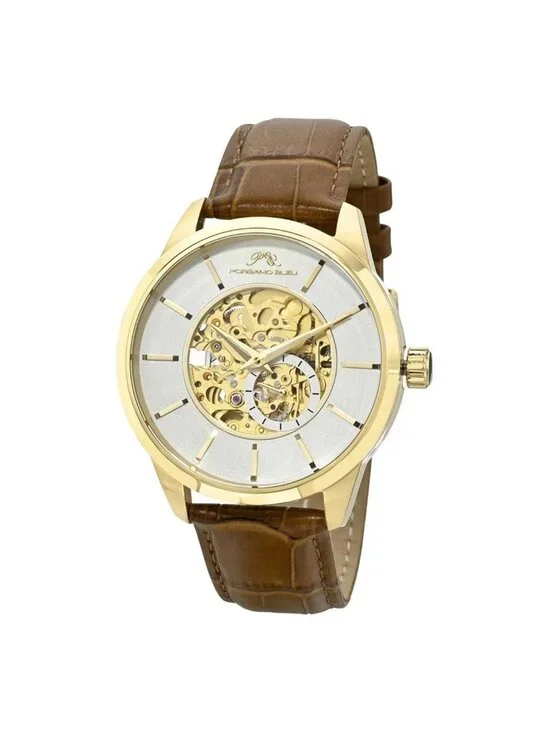 NWT Porsamo Bleu Cassius Automatic White Dial Men's Watch