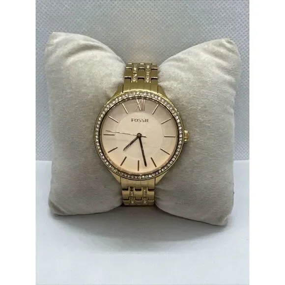 Fossil Suitor BQ3116 Women's Rose Gold Stainless Steel Analog Dial Watch JNA361