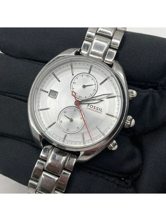 Fossil Land Racer CH2975 Women's Chronograph Watch Silver Dial Stainless Steel